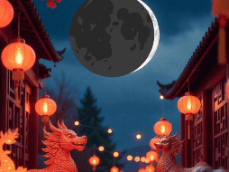 El próximo 30 de diciembre tiene lugar la Luna Nueva, la última del 2024. ESPECIAL/FREEPIK IA