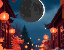 El próximo 30 de diciembre tiene lugar la Luna Nueva, la última del 2024. ESPECIAL/FREEPIK IA