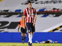 Con el Guadalajara solamente jugó 14 partidos e hizo un gol, mismo que convirtió ante Rayados de Monterrey en el Apertura 2022. IMAGO7