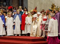 El papa Francisco en la primera misa del año. EFE/G. Lami