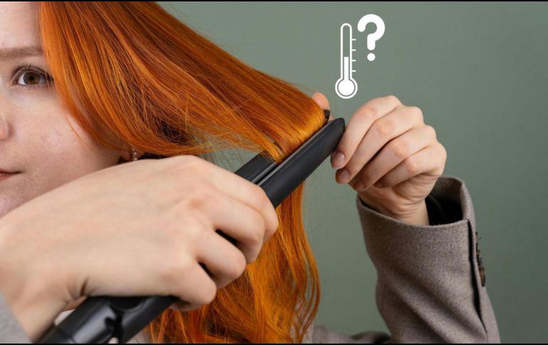 La temperatura ideal para el planchado depende del tipo de cabello y de su estado, ya sea que esté sano, dañado, teñido o maltratado por productos químicos.ESPECIAL/Pexels y Canva