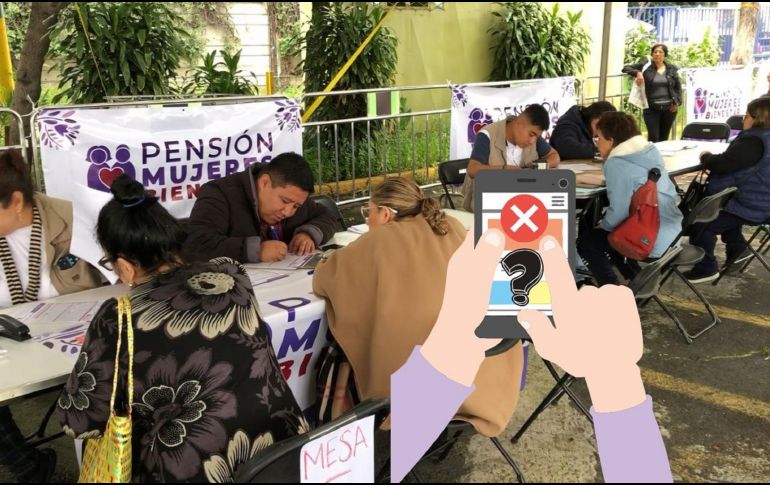 Es posible que a algunas beneficiarias no les llegue el mensaje en el que les indican dónde deben de acudir por su tarjeta del Bienestar. ESPECIAL / PROGRAMAS DE BIENESTAR