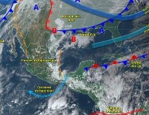 Se hizo un llamado a la población para que adopte medidas preventivas debido al avance del Frente Frío número 21 y la segunda tormenta invernal de la temporada. X/ @conagua_clima.