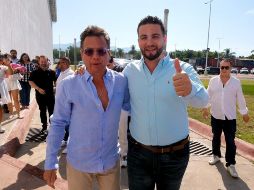 Pablo Lemus y Luis Ernesto Munguía. El gobernador y el presidente municipal de Puerto Vallarta anunciaron inversiones. X/PabloLemusN
