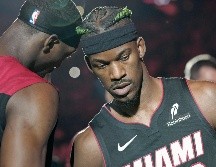 Jimmy Butler ha declarado que ya no disfruta jugar al basquetbol mientras lo hace en Miami. AP/L. Sladky
