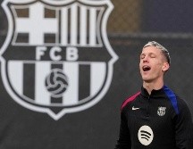 Dani Olmo llegó al Barcelona en verano. EFE/A. García