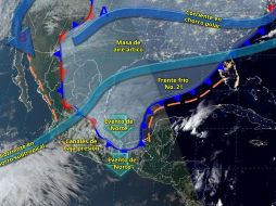 El miércoles 8 de enero las temperaturas disminuirán aún más. X/ @conagua_clima.