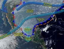 El miércoles 8 de enero las temperaturas disminuirán aún más. X/ @conagua_clima.