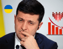 Zelenski pierde poco a poco la confianza de los ucranianos. AFP/C. Platiau