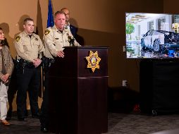 Durante una conferencia de prensa de aproximadamente media hora de duración, la policía de Las Vegas y funcionarios federales del orden público revelaron nuevos detalles sobre la explosión del día de Año Nuevo. AP / ARCHIVO