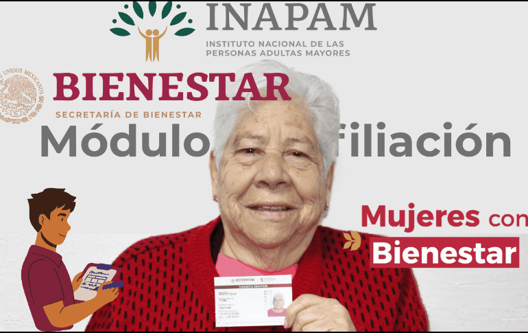 La credencial del Inapam ha sido confirmada como documento para identificarse ante los programas sociales de la Secretaría del Bienestar en 2025. GOBIERNO DE MÉXICO/ www.gob.mx/ ESPECIAL/ CANVA
