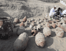 Esta fundación trabajó en conjunto con el Consejo Supremo de Antigüedades en el sitio, desde septiembre de 2022. AP / K. ELFIQI