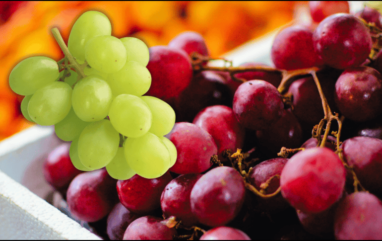 En general, las uvas contienen vitamina K, que es fundamental para la coagulación de la sangre; y vitamina C y B6, que desempeñan un papel importante en el metabolismo. EL INFORMADOR / ARCHIVO