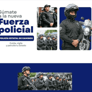Lanzan convocatoria para elementos de la Policía Estatal de Caminos, conoce los requisitos