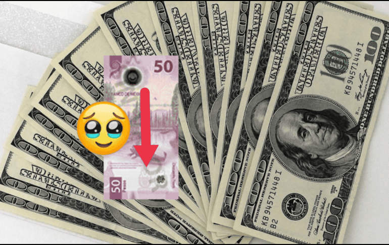 Hasta la fecha en 2025, el dólar ha disminuido un 2.09%. PIXABAY / CANVA