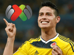 James Rodríguez con la selección colombiana durante un partido de la Copa del Mundo. ARCHIVO / AP Photo