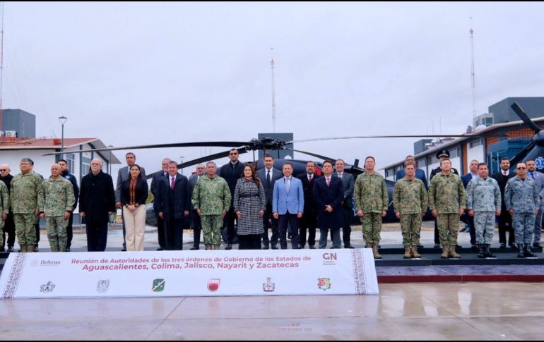 En Villanueva, Zacatecas se realizó la reunión de Seguridad de la Región Occidente del país. CORTESÍA.
