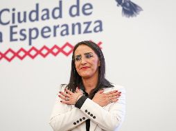 Laura Imelda Pérez resaltó también que se han logrado resultados en materia de seguridad. EL INFORMADOR / H. FIGUEROA