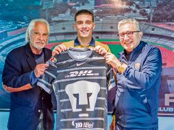 Padilla jugará a préstamo con los auriazules por los próximos 18 meses. ESPECIAL/Pumas