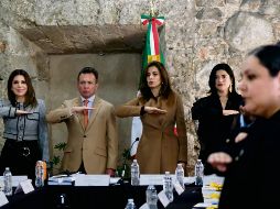 Pablo Lemus, en sesión solemne. X/VeroDelgadilloG