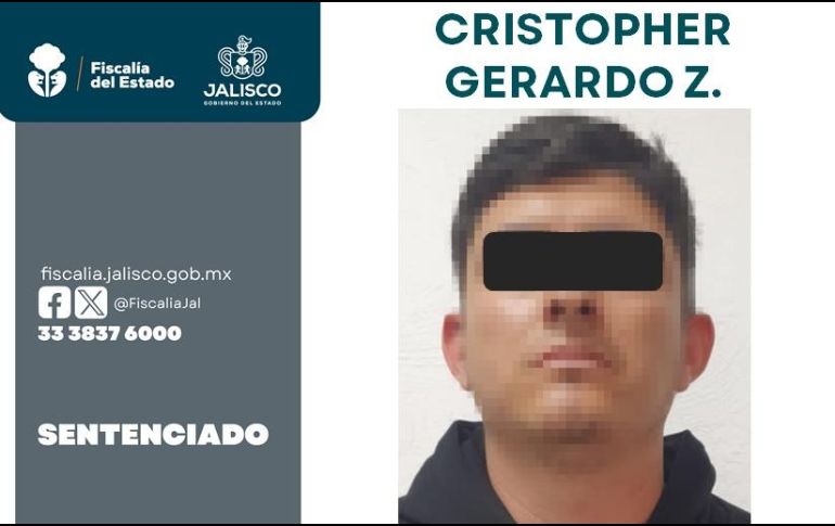A través de un comunicado la Fiscalía de Jalisco confirmó que Cristopher Gerardo fue encontrado penalmente responsable por ambos feminicidios, así como  por violencia familiar en perjuicio de su hijo menor de edad. CORTESÍA.