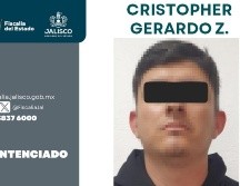 A través de un comunicado la Fiscalía de Jalisco confirmó que Cristopher Gerardo fue encontrado penalmente responsable por ambos feminicidios, así como  por violencia familiar en perjuicio de su hijo menor de edad. CORTESÍA.
