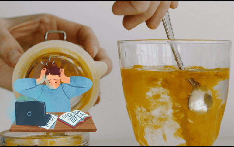 La infusión de cúrcuma con jengibre es un té herbal preparado al infusionar las raíces de estos dos ingredientes, combinando las propiedades beneficiosas de ambas especias. ESPECIAL/PEXELS