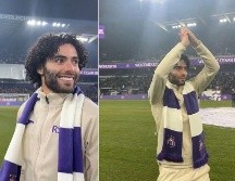 El respaldo de la grada de inmediato provocó que el exjugador de Pumas estuviera cerca de las lágrimas. ESPECIAL