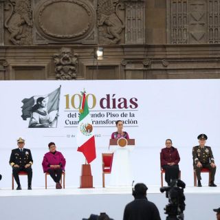 Lemus acude a informe de 100 días de gobierno de Sheinbaum