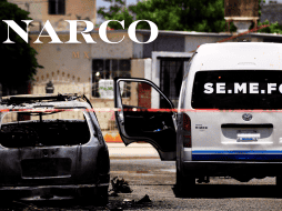 Los cuerpos cercenados y calcinados de dos hombres, fueron rescatados del interior de una camioneta siniestrada por el estallido de un Artefacto Explosivo Improvisado terrestre (AEI), en Apatzingán, Michoacán. EFE / ARCHIVO