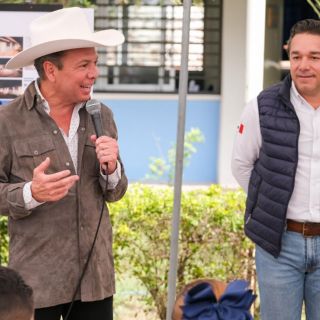 Pablo Lemus inaugura escuela primaria durante gira de trabajo en El Grullo