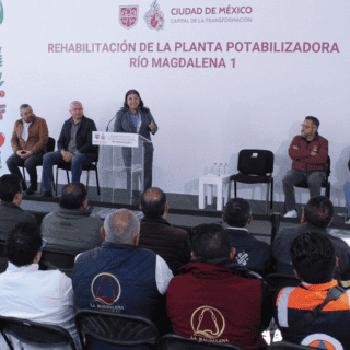 Rehabilitan la planta potabilizadora Río Magdalena 1 para mejorar el suministro de agua en CDMX