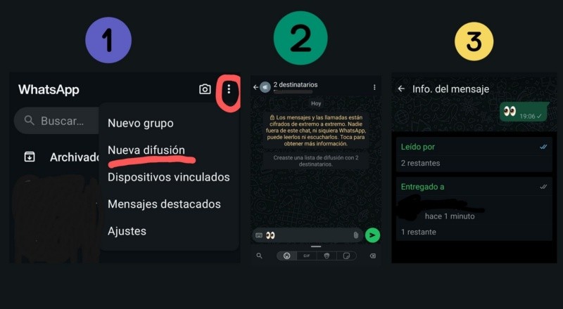 &nbsp;Crear lista de difusión de WhatsApp