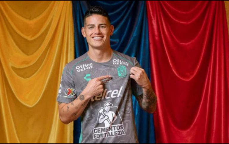 James Rodríguez vestirá su décimo primera camiseta en su carrera futbolística. Instagram/ @clubleon_oficial.