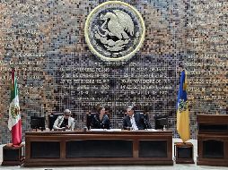 El coordinador de Movimiento Ciudadano, José Luis Tostado, explicó que únicamente debían informar a la Corte sobre la ruta de trabajo del Congreso local y no discutir ni aprobar la resolución ordenada. CORTESÍA