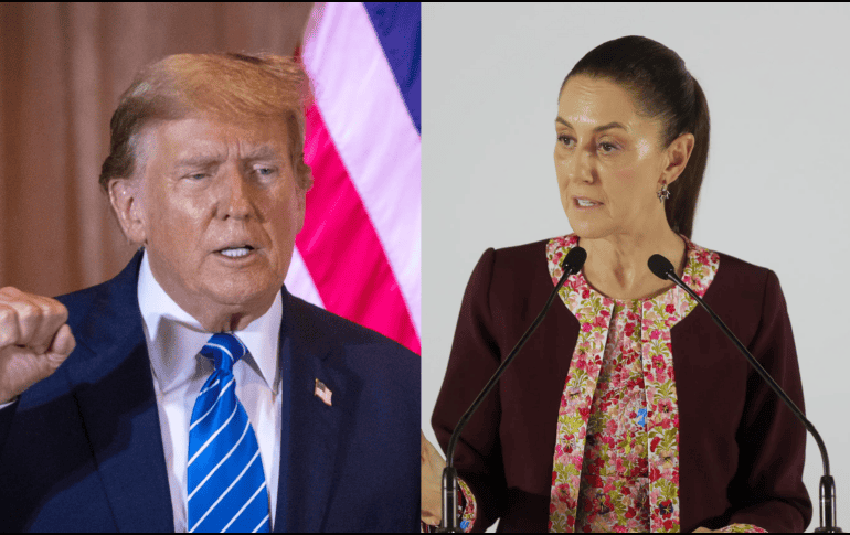 De acuerdo con una encuesta realizada por un diario nacional, el 65 por ciento de los mexicanos creen que la relación entre Trump y Sheinbaum será complicada. EFE/ ARCHIVO/ ESPECIAL