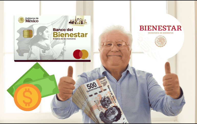 Conoce a cuánto asciende el pago de la Pensión Bienestar para hombres de 60 a 64 años en 2025. ESPECIAL/ CANVA