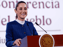Sheinbaum se refirió a las declaraciones de Trump, quien anunció la creación de un organismo que servirá para recaudar aranceles, comparándolo con el Servicio de Impuestos Internos que recauda dinero de los estadounidenses. EFE / M. Guzmán