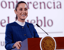 Sheinbaum se refirió a las declaraciones de Trump, quien anunció la creación de un organismo que servirá para recaudar aranceles, comparándolo con el Servicio de Impuestos Internos que recauda dinero de los estadounidenses. EFE / M. Guzmán