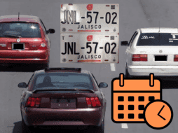 El Gobierno de Jalisco compartió que el cambio de placas no se aplicará para todos los modelos este 2025. EL INFORMADOR/ ARCHIVO/ SEPAF/ CANVA