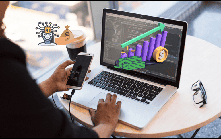 Inteligencia Artificial analiza cómo invertir este 2025 para generar más dinero. ESPECIAL/CANVA