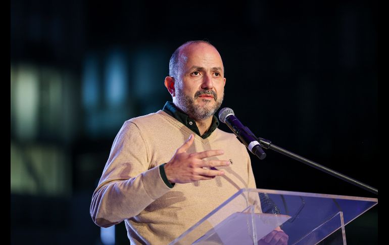 El rector de la casa de estudios, Ricardo Villanueva, resaltó la labor de Zoé García y recordó que hay tres estudiantes de la UdeG que fueron vinculados a proceso en 2023, por lo que exige que se concluya con la investigación. EL INFORMADOR / H. Figueroa