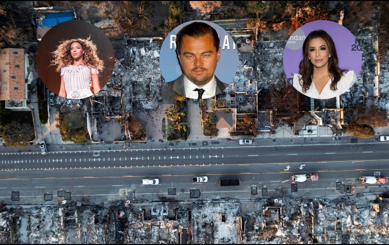 Estas son las principales donaciones que se han recibido para ayudar a los damnificados por los incendios en Los Ángeles. EFE / Ted Soqui