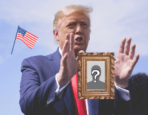 El equipo de Trump publica el retrato oficial de éste como presidente. AP/Archivo