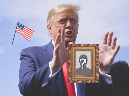 El equipo de Trump publica el retrato oficial de éste como presidente. AP/Archivo