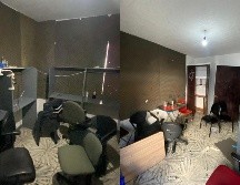 Este jueves la Fiscalía de Jalisco dio a conocer nueva información relacionada con el call center clandestino desmantelado el pasado martes, descubierto en calles de la colonia Medrano en Guadalajara. CORTESÍA