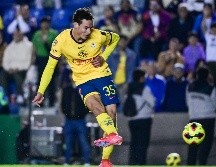 Esteban Lozano entró de cambio y con dos minutos en la cancha logró la anotación del empate en el duelo entre América y Tijuana. IMAGO7/A. Chávez