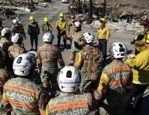 Según un comunicado de la Semarnat, en el séptimo día desde el inicio de los incendios, continúan tres activos. ESPECIAL / SSPC