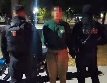 El detenido responde al nombre de Efrén Antonio N de 21 años de edad. ESPECIAL / POLICÍA DE GUADALAJARA
