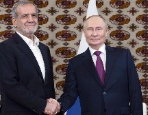 Masud Pezeshkian y Vladímir Putin buscan un mayor equilibrio de poder en Medio Oriente. AP